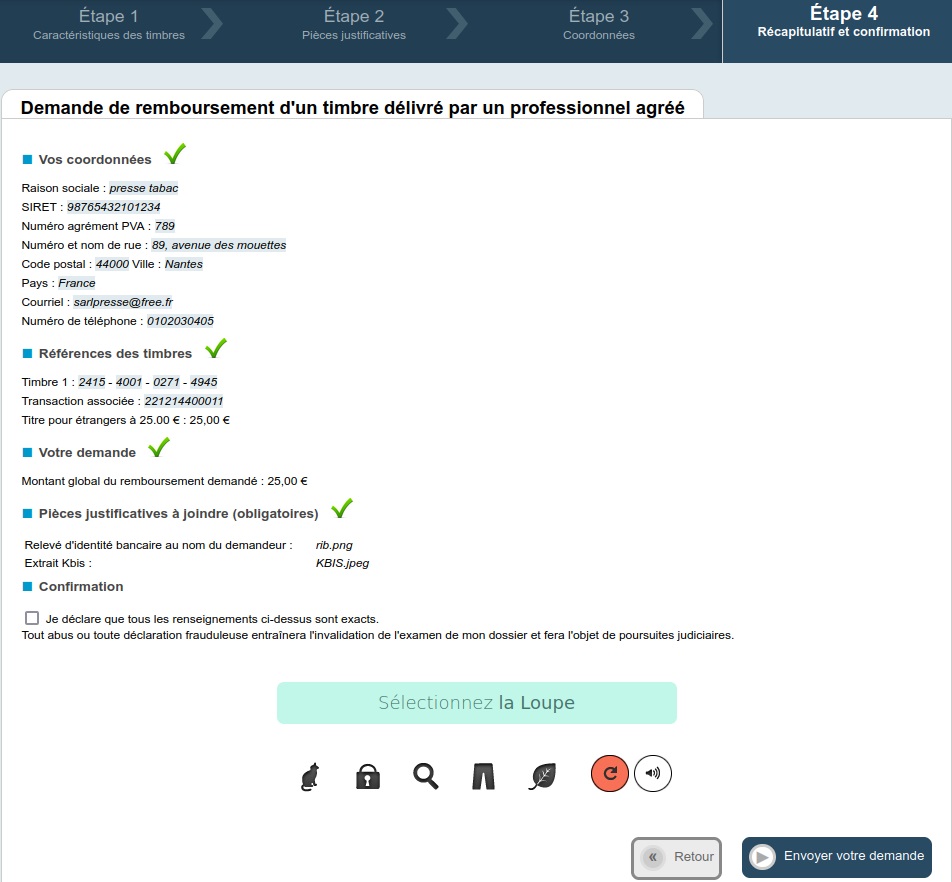 illustration graphique remboursement confirmation pro