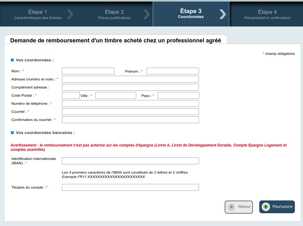 illustration graphique remboursement remplissage des coordonnées