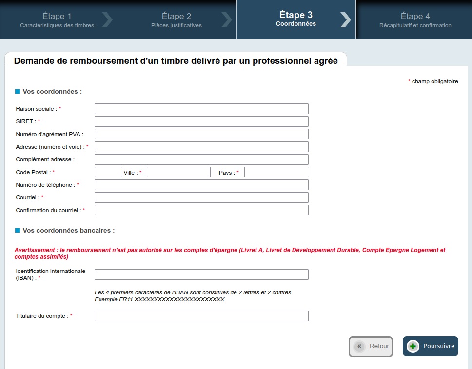 illustration graphique remboursement remplissage coordonnlées pro