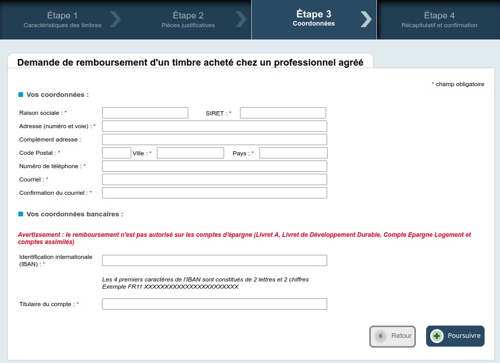 illustration graphique remboursement remplissage coordonnlées pro